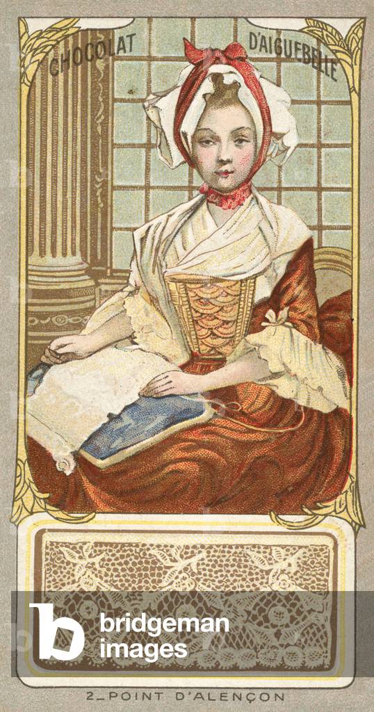 Alencon lace (chromolitho)