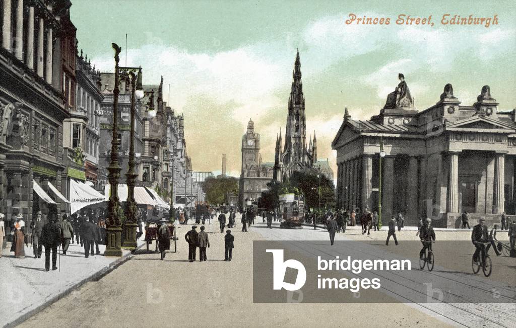 Princes Street, Edinburgh (colour photo)