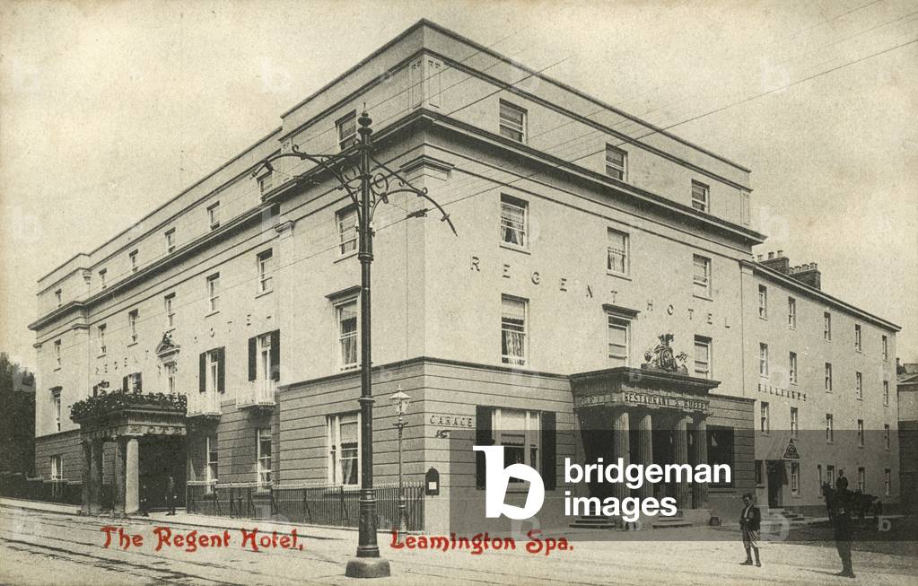 The Regent Hotel, Leamington Spa (b/w photo)