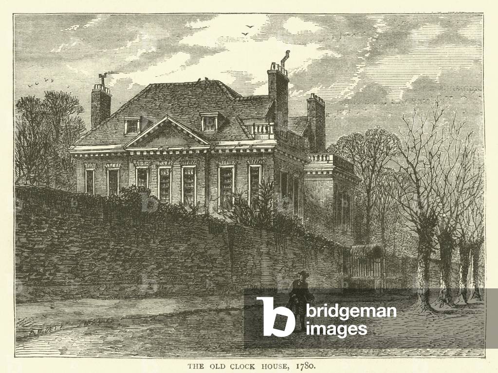 The Old Clock House, 1780 (engraving)