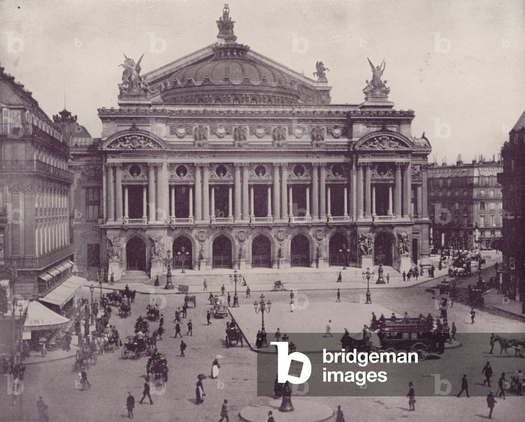 Paris: The Paris Opera House (b/w photo)