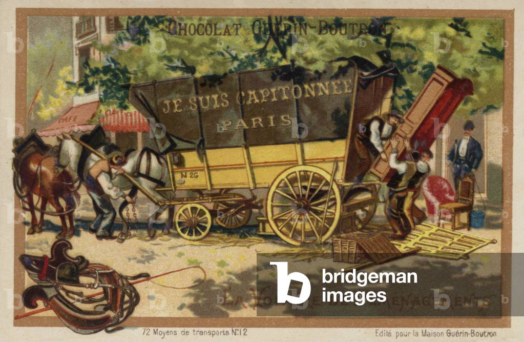 Removals wagon (chromolitho)