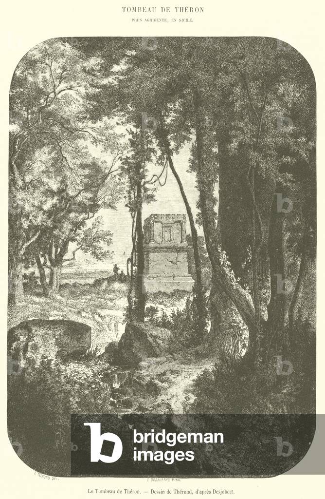 Le Tombeau de Theron (engraving)