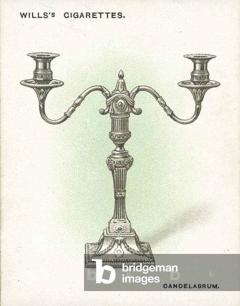 Old Silver, Candelabrum, 1772 (chromolitho)