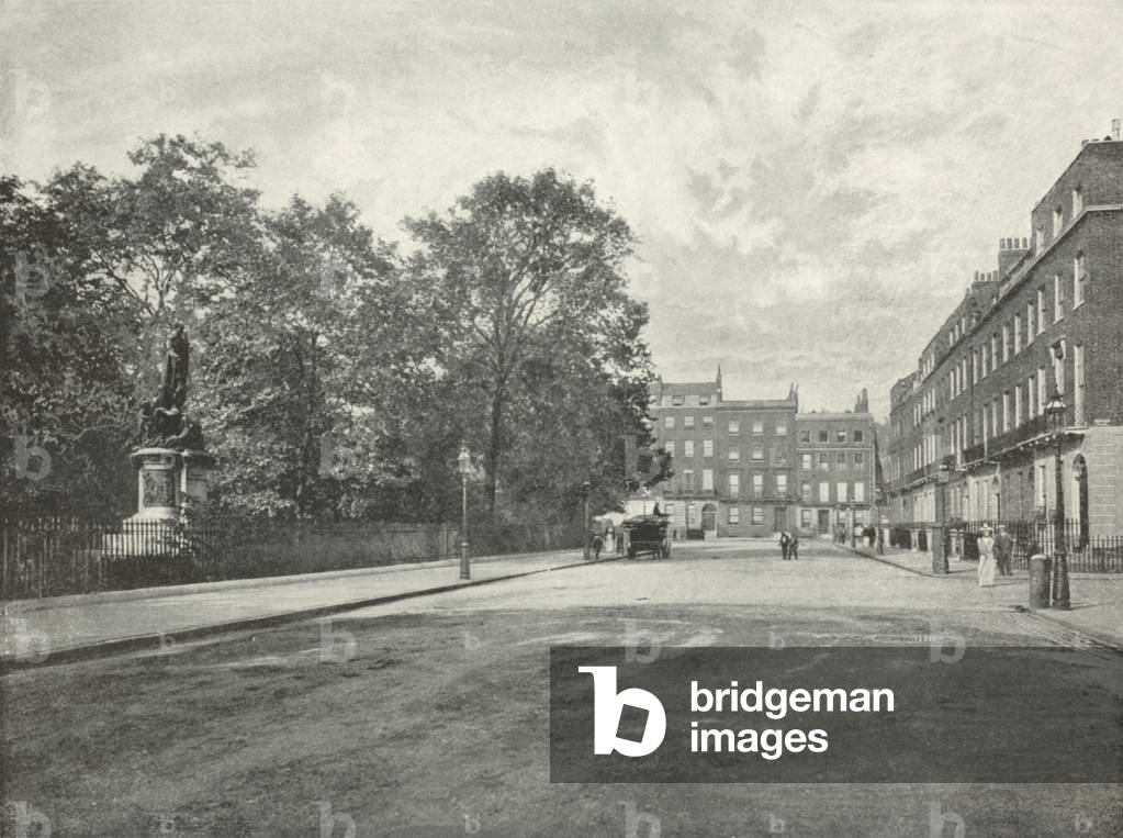 Russell Square (b/w photo)