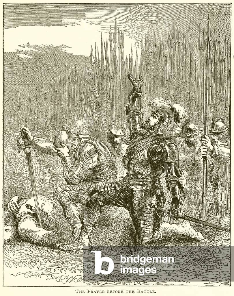 The Prayer before the Battle (engraving)