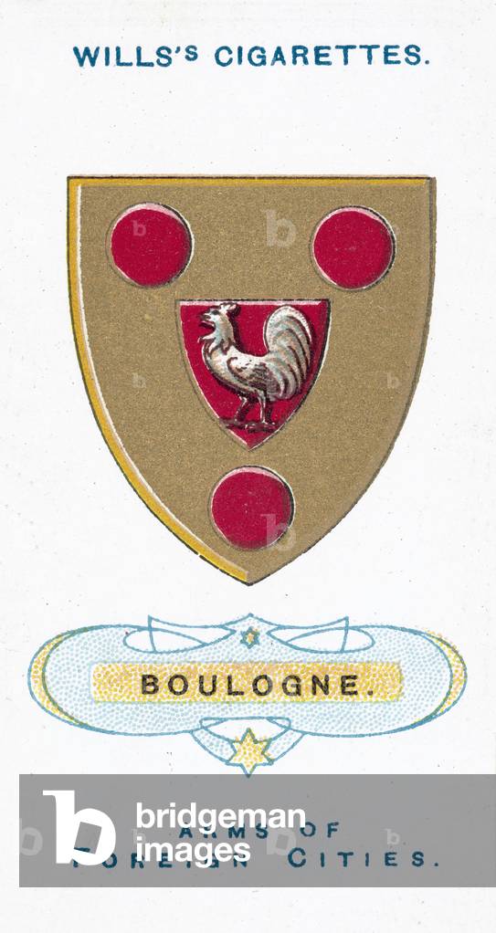 Arms of Boulogne (chromolitho)