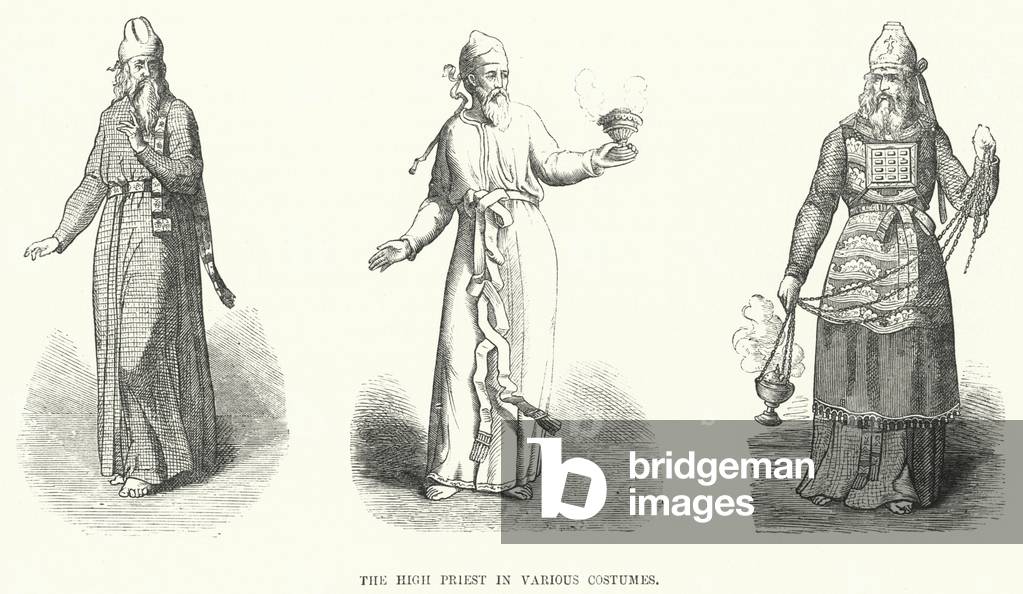 The High Priest in Various Costumes (engraving)