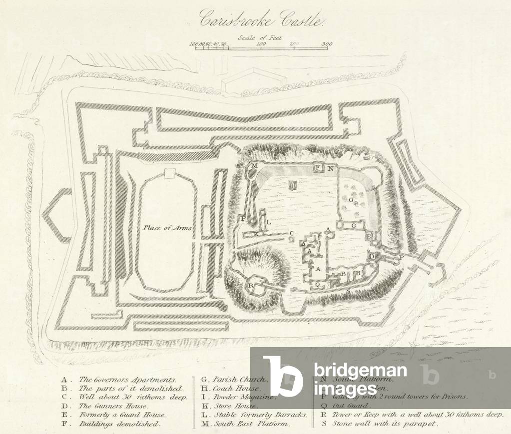 Carisbrooke Castle (engraving)