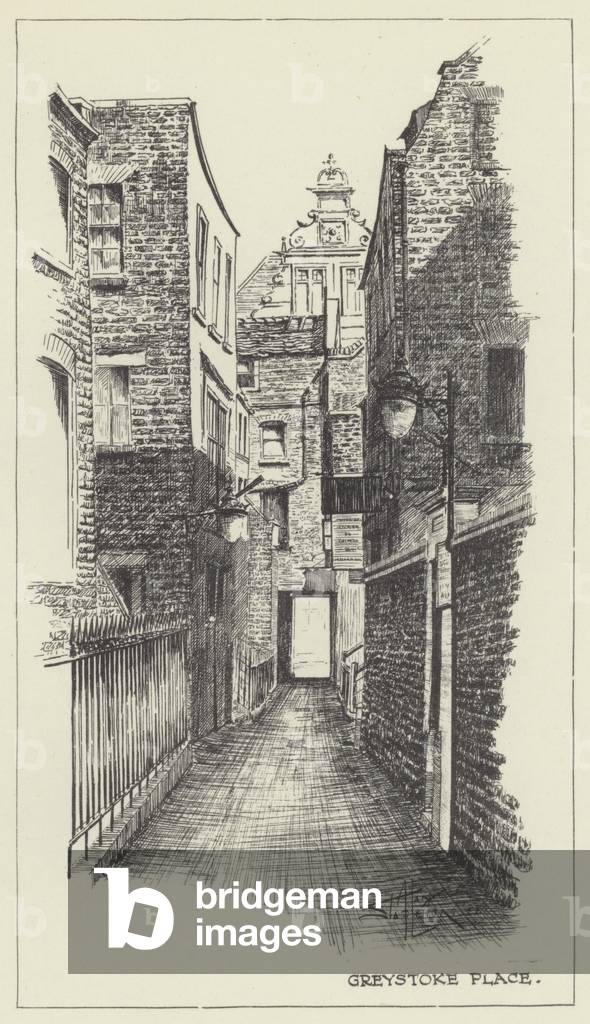 Greystoke Place (litho)
