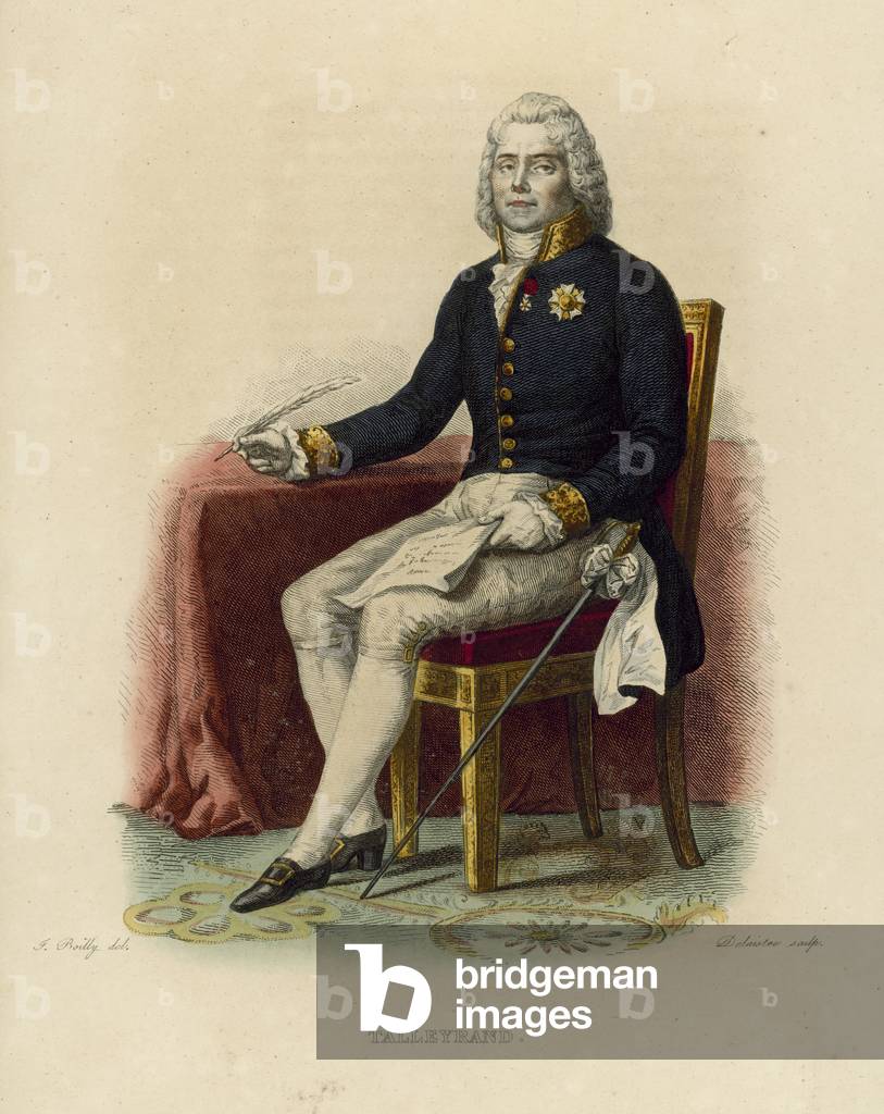 Talleyrand (coloured engraving)