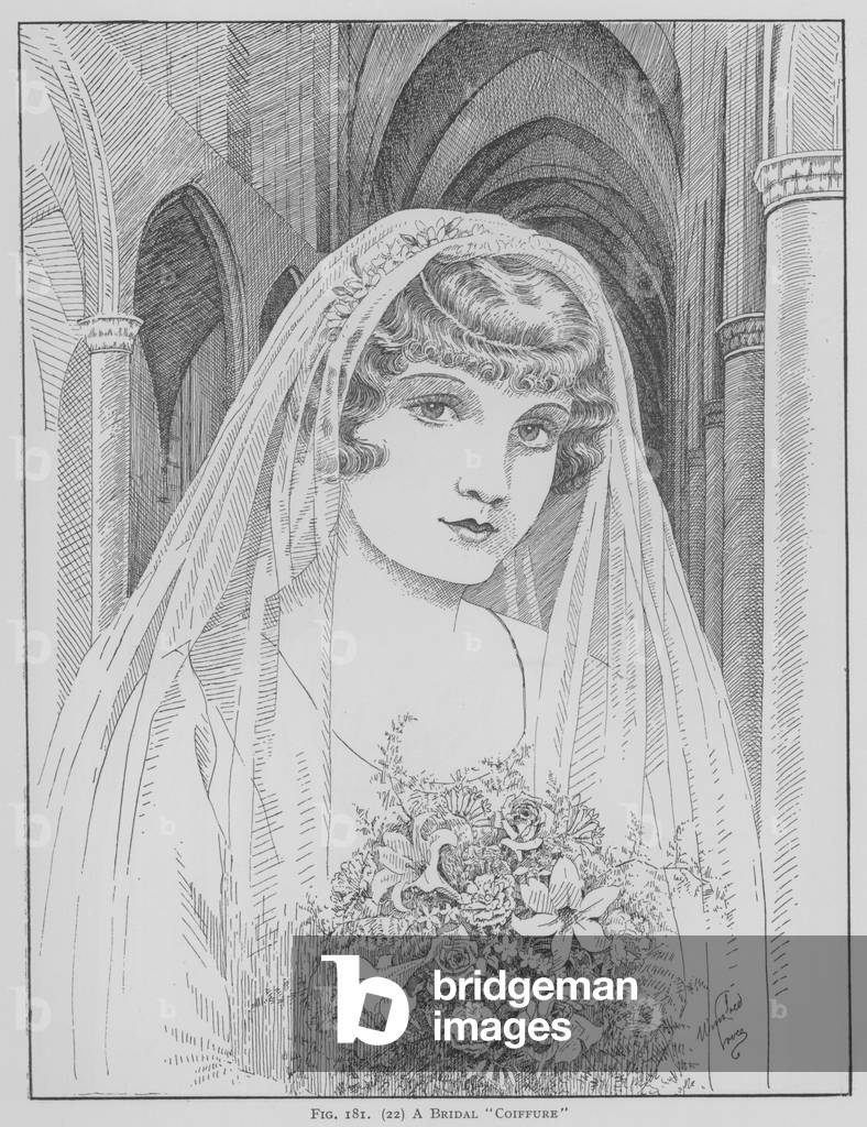 A bridal Coiffure (litho)