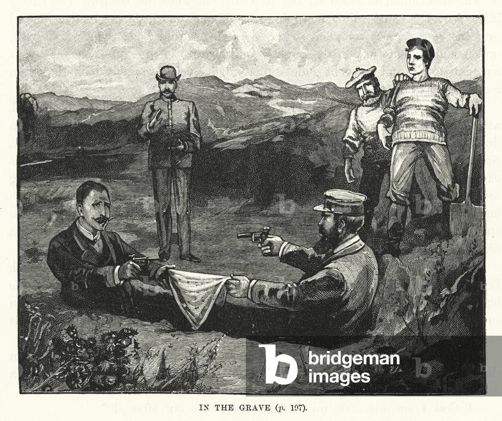 In the grave (engraving)