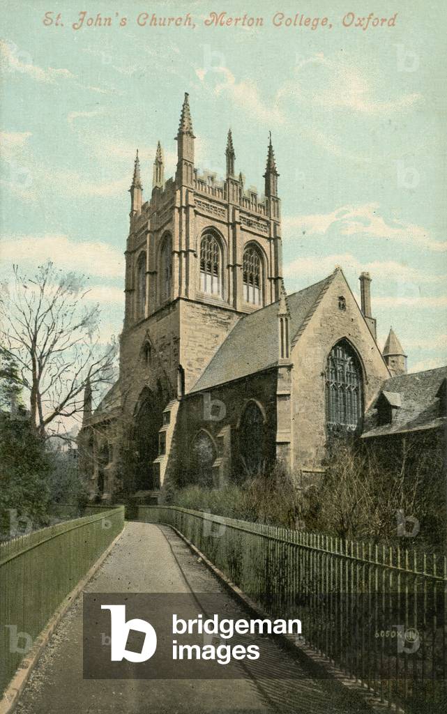St John's Church, Merton College, Oxford (colour photo)