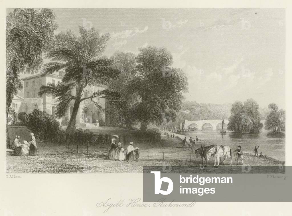 Asgill House, Richmond (engraving)
