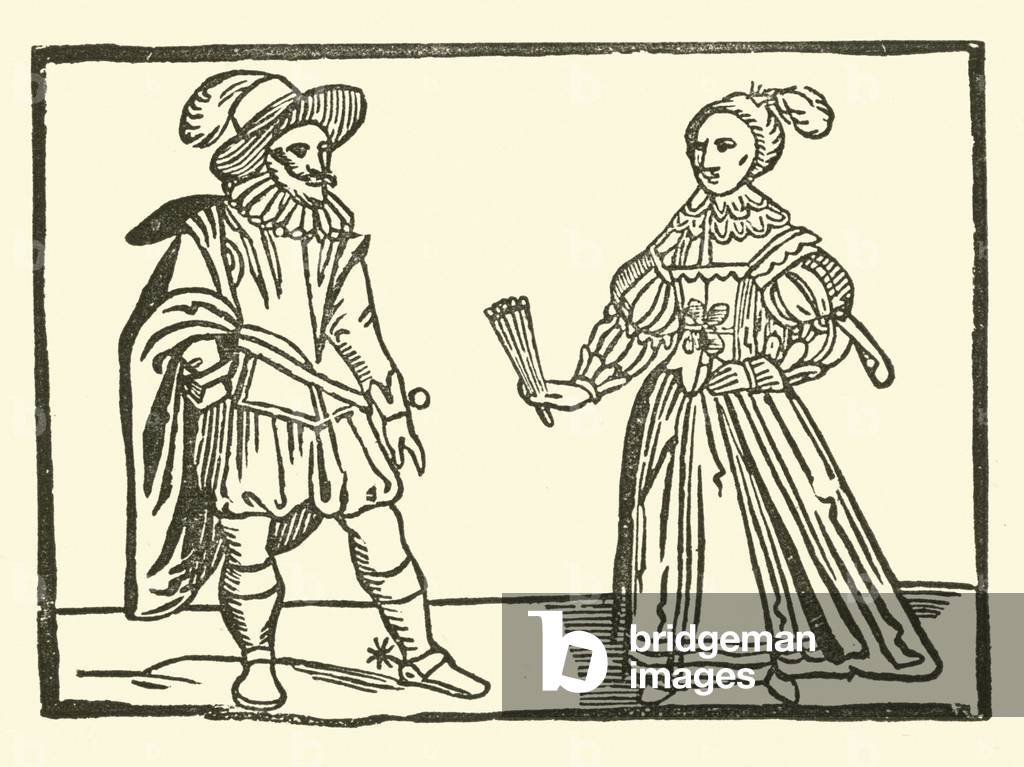 Illustration for The Roxburghe Ballads (woodcut)