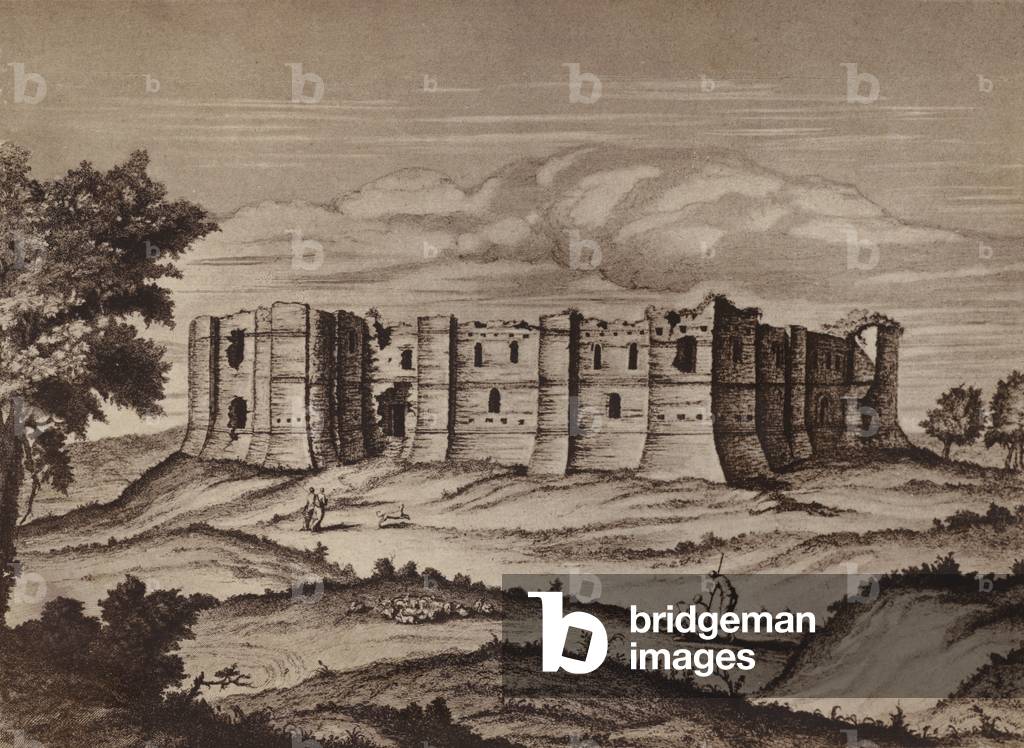 Old Colchester: Castri Colncestrensis (litho)