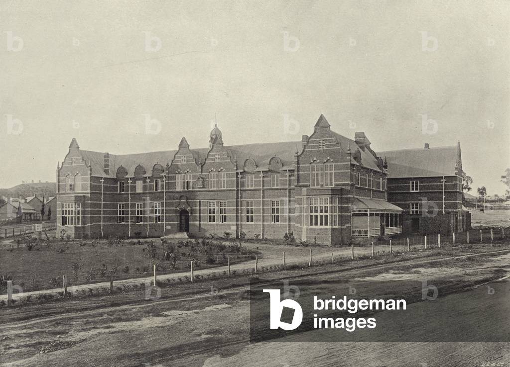 Kingswood College, Grahamstown (b/w photo)