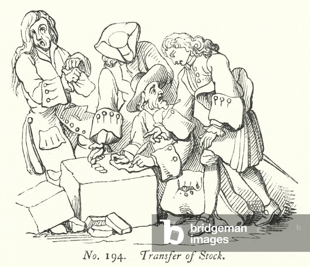 Transfer of Stock (engraving)