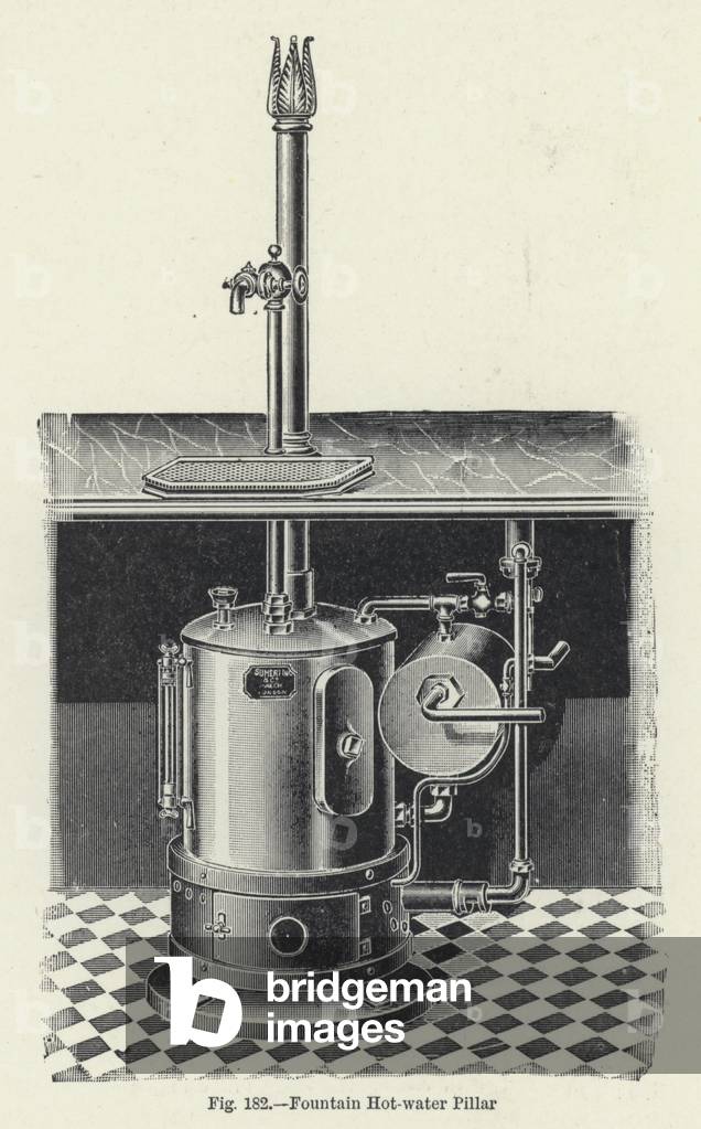 Fountain Hot-water Pillar (print)