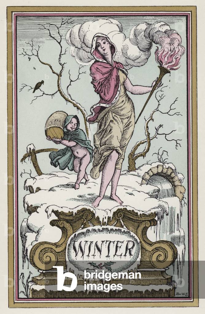 Winter (colour litho)