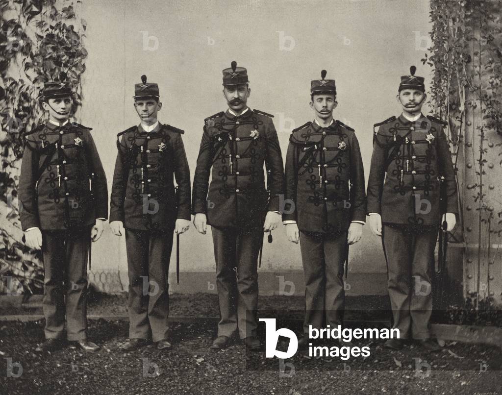 The Columbian Guard (b/w photo)