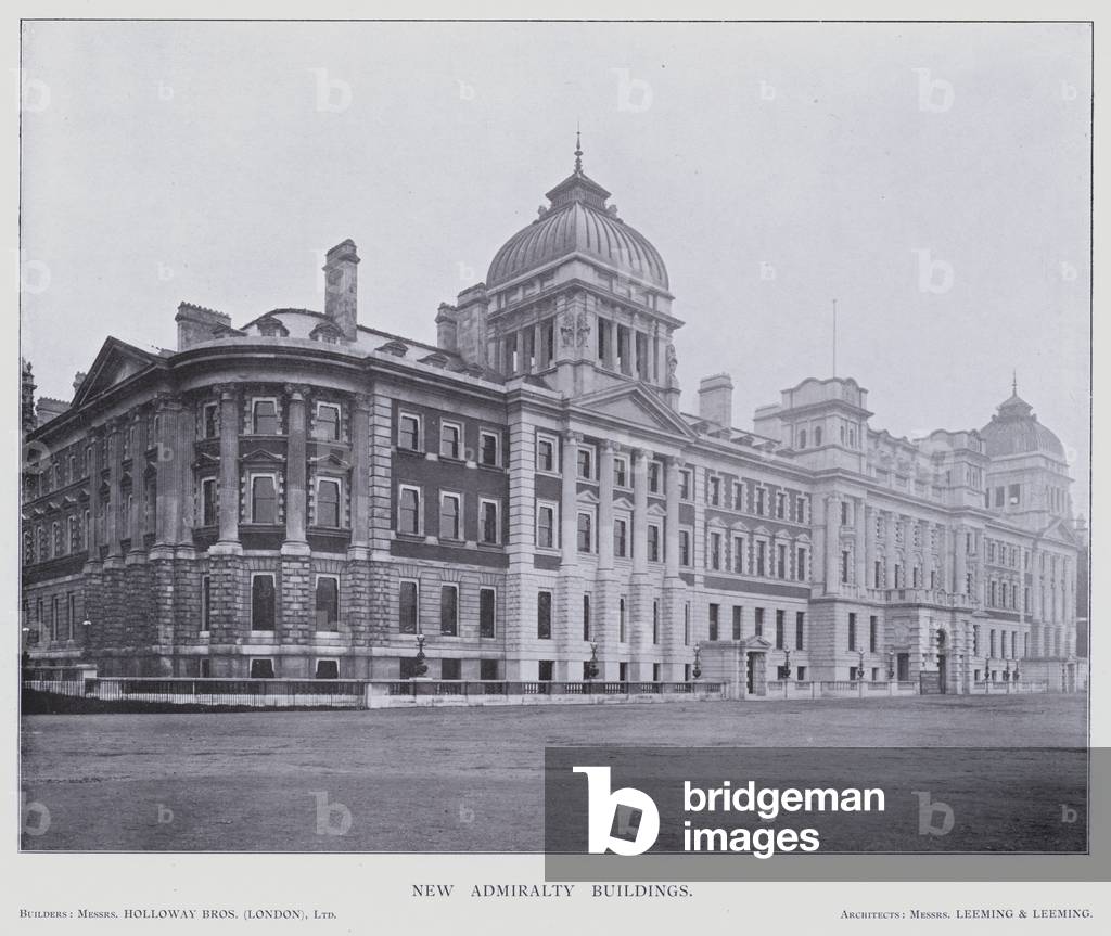 New Admiralty Buildings (b/w photo)