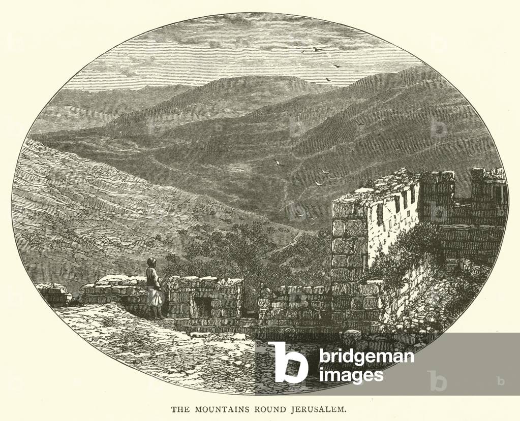 The Mountains Round Jerusalem (engraving)