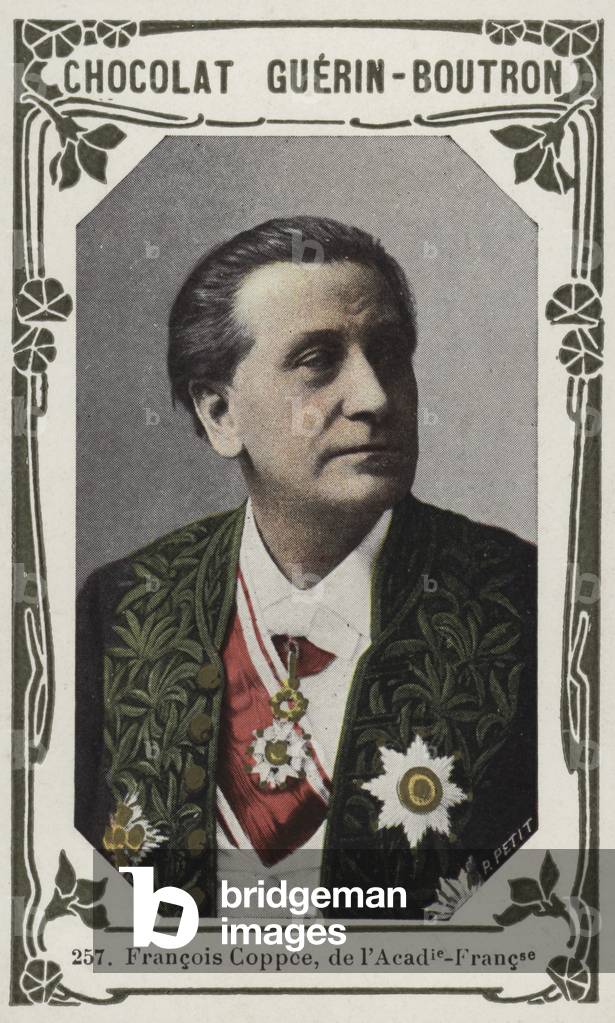 Francois Coppee, de l'Academie-Francaise (coloured photo)
