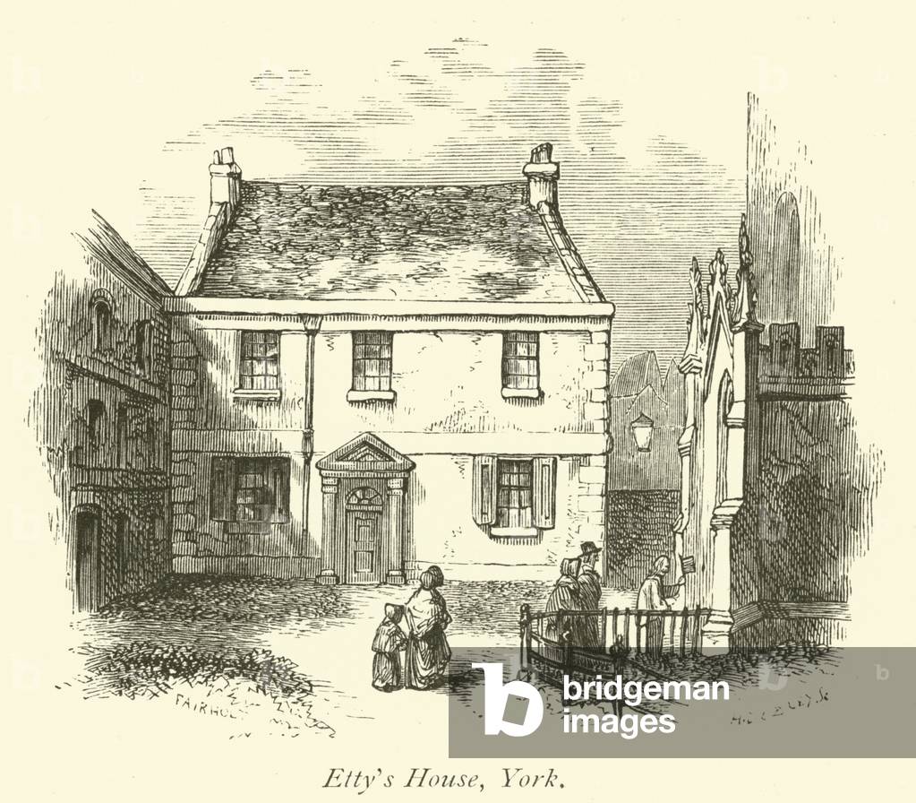 Etty's House, York (engraving)