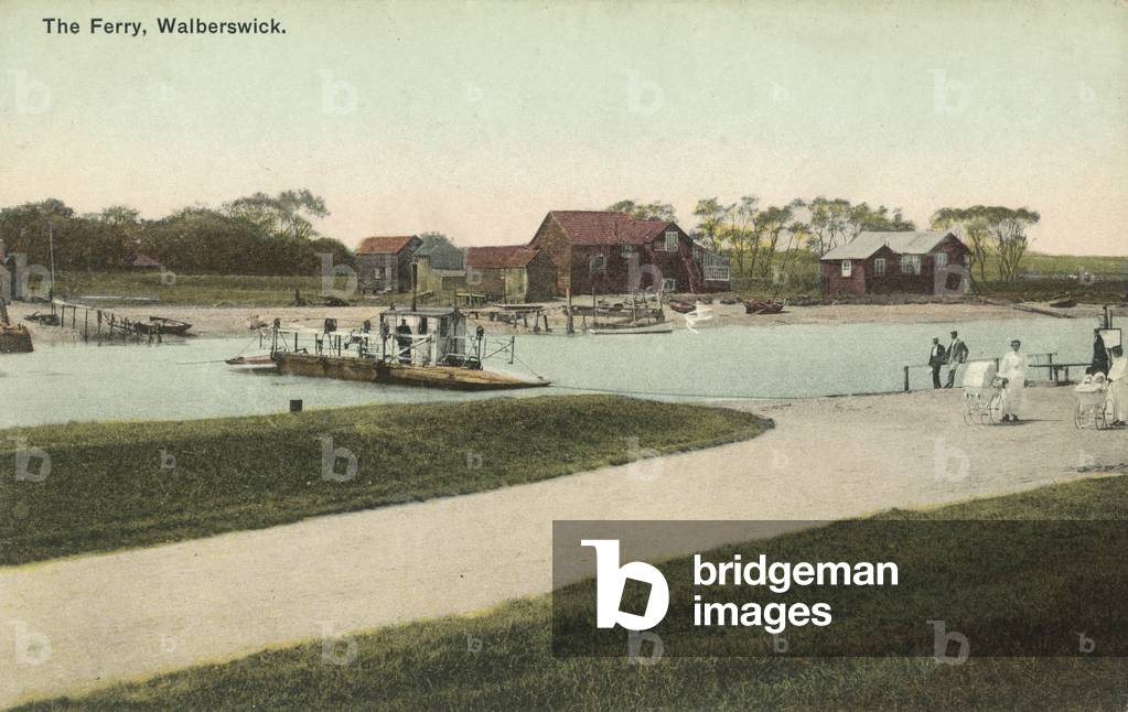 The Ferry, Walberswick (coloured photo)