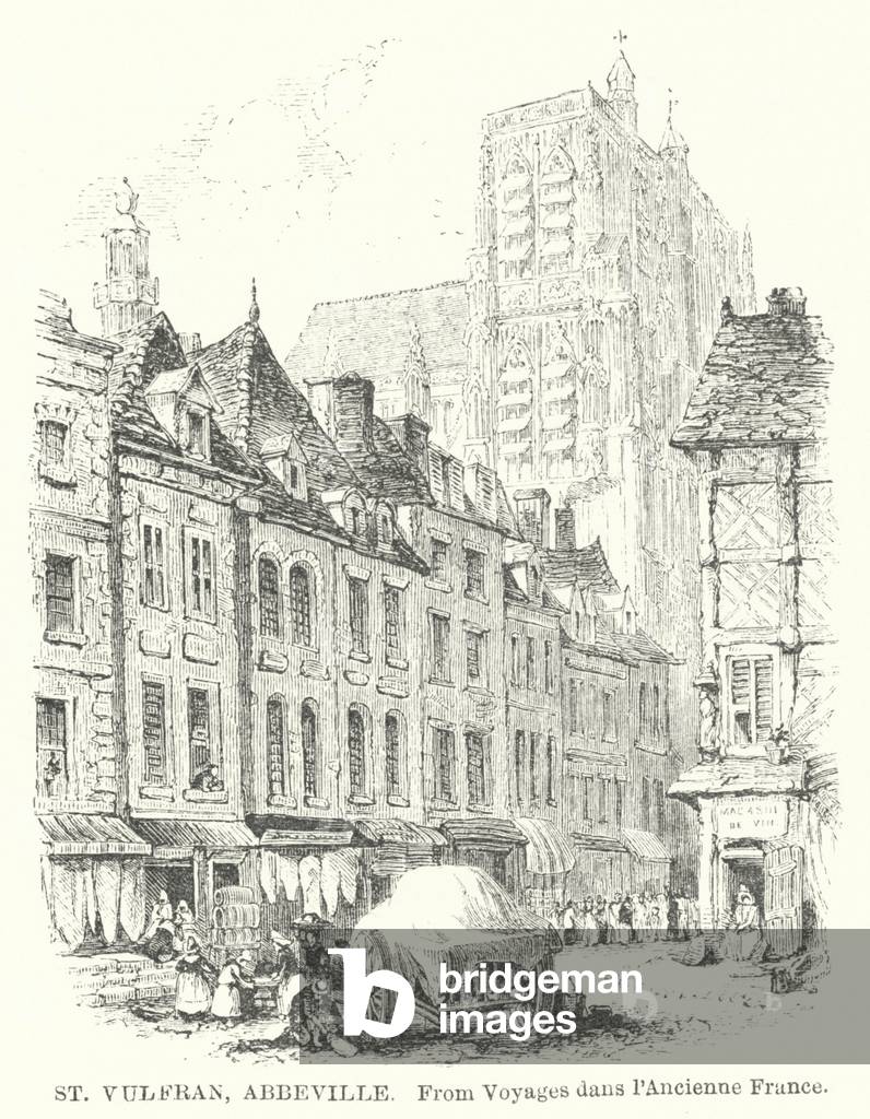 St Vulfran, Abbeville (engraving)