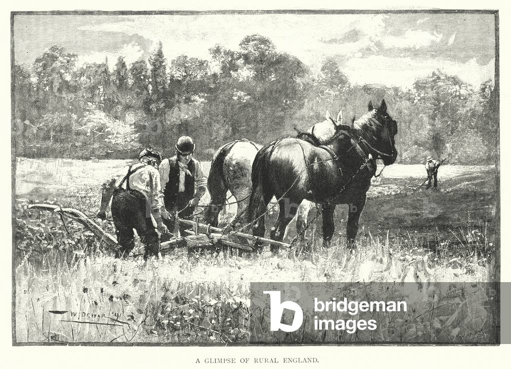 A Glimpse of Rural England (engraving)