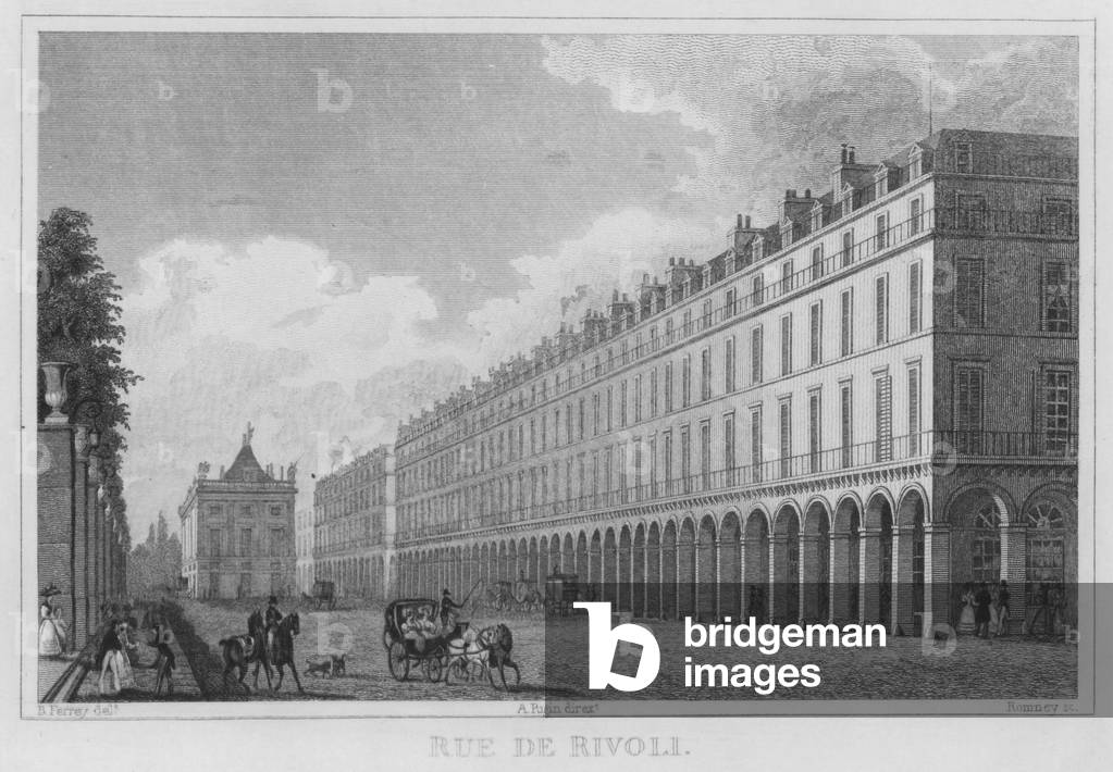 Paris, Rue De Rivoli (engraving)
