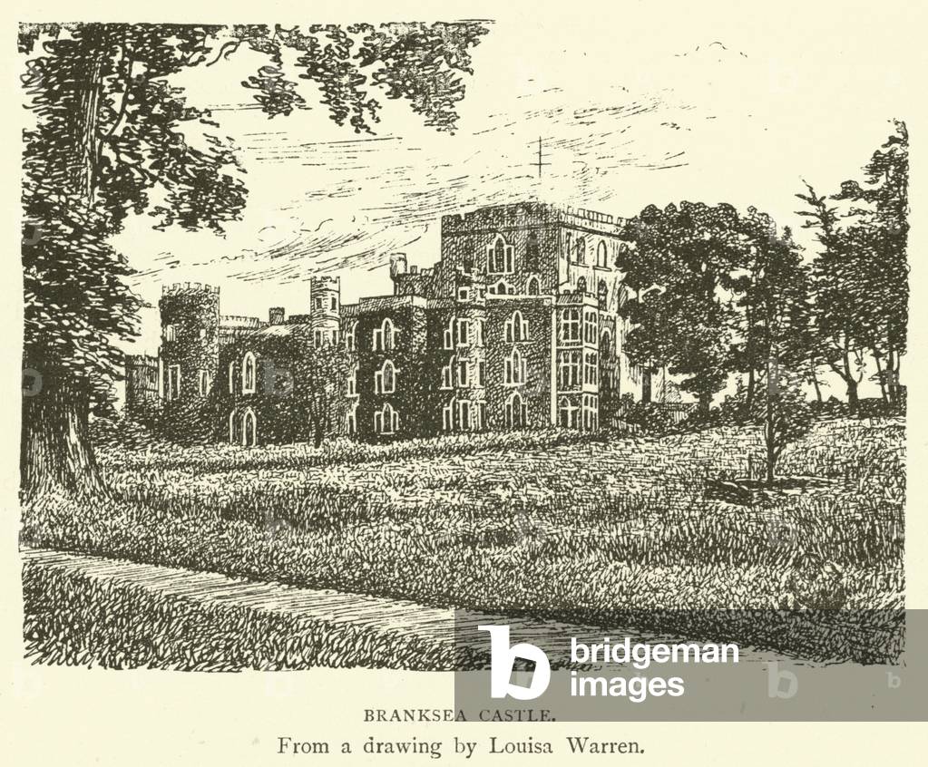 Branksea Castle (engraving)