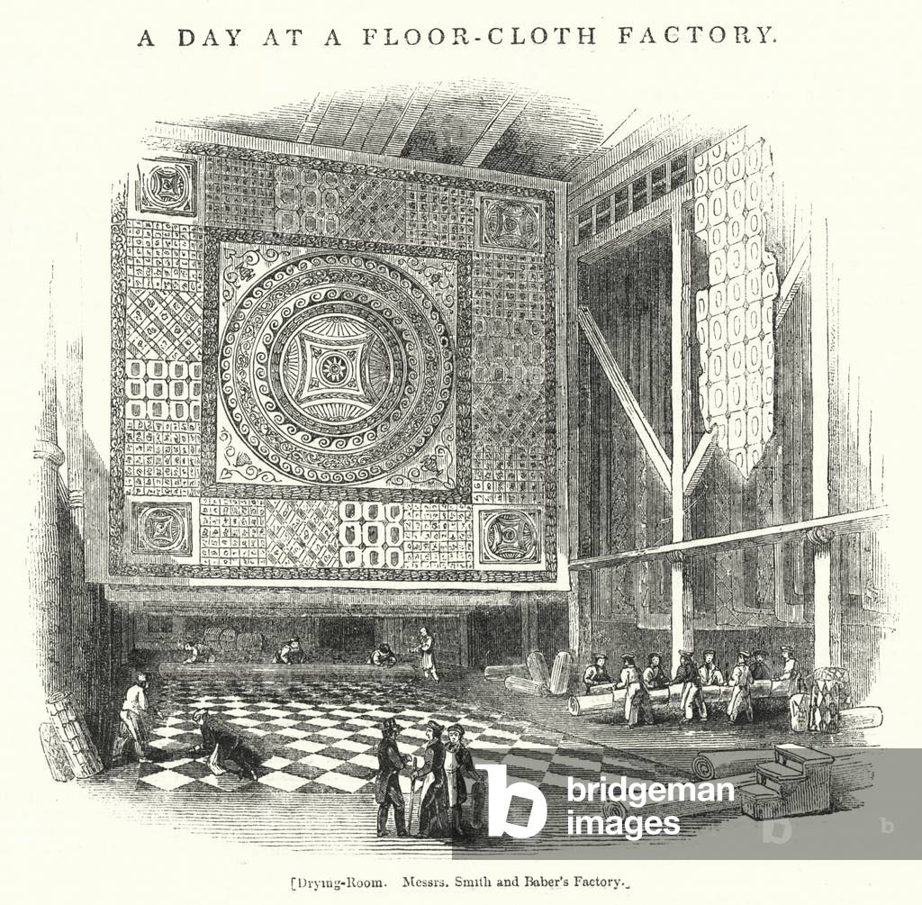 Drying-Room, Messrs Smith and Baber's Factory (engraving)