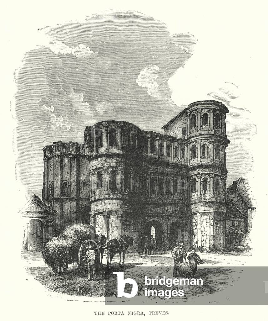 The Porta Nigra, Treves (engraving)