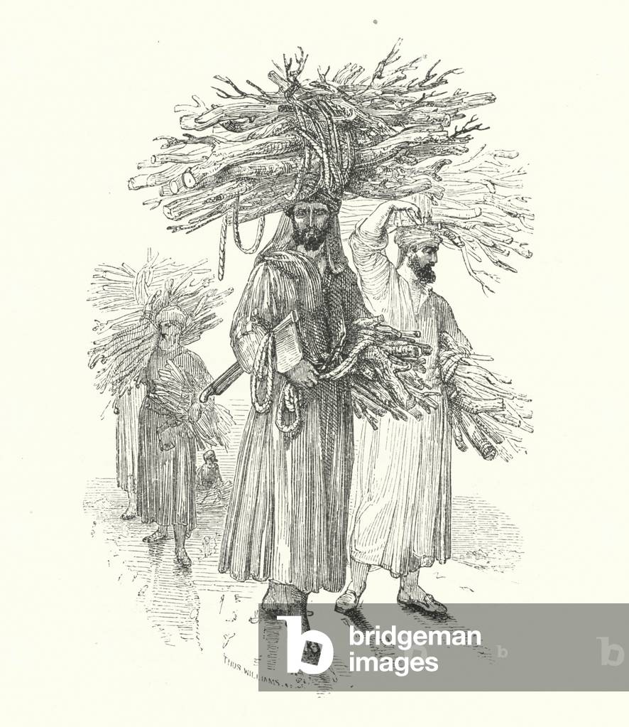 Second Prince as a Wood-cutter (engraving)