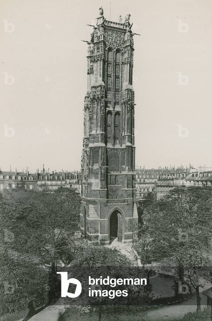 La Tour Saint-Jacques, Saint-Jacques Tower (photogravure)