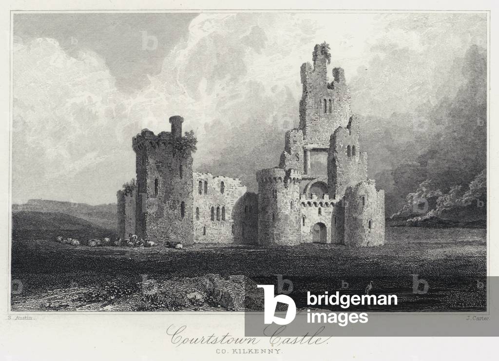 Courtstown Castle, Co Kilkenny (engraving)
