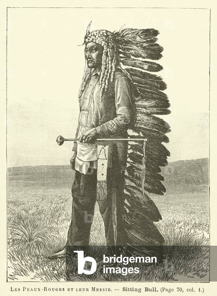 Les Peaux-Rouges Et Leur Messie (engraving)