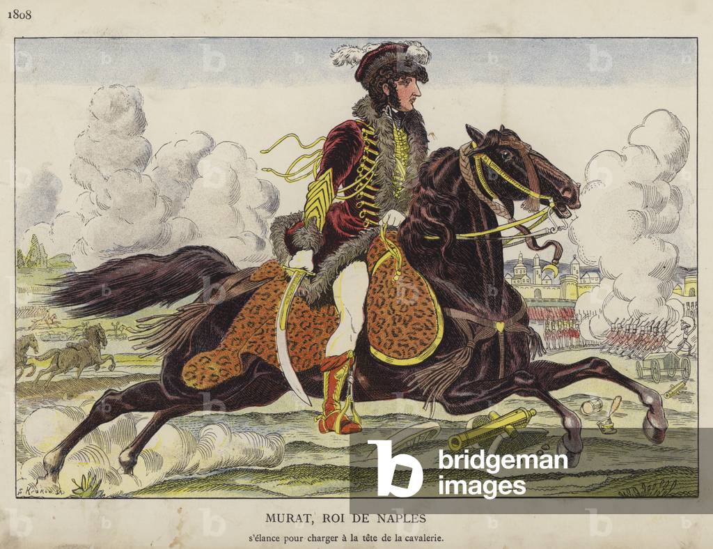 Murat, Roi De Naples, 1808 (colour litho)