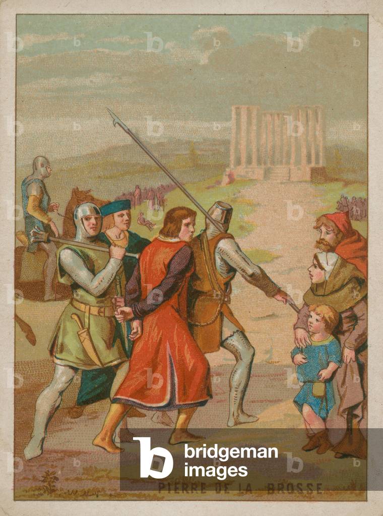 The capture of Pierre de la Brosse (chromolitho)