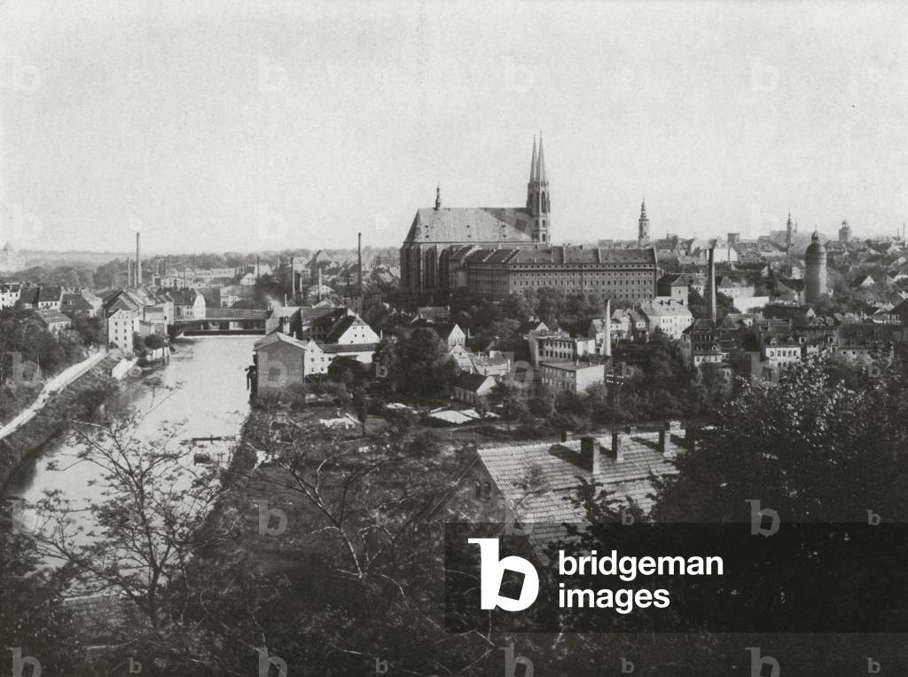Gorlitz, Panorama (b/w photo)