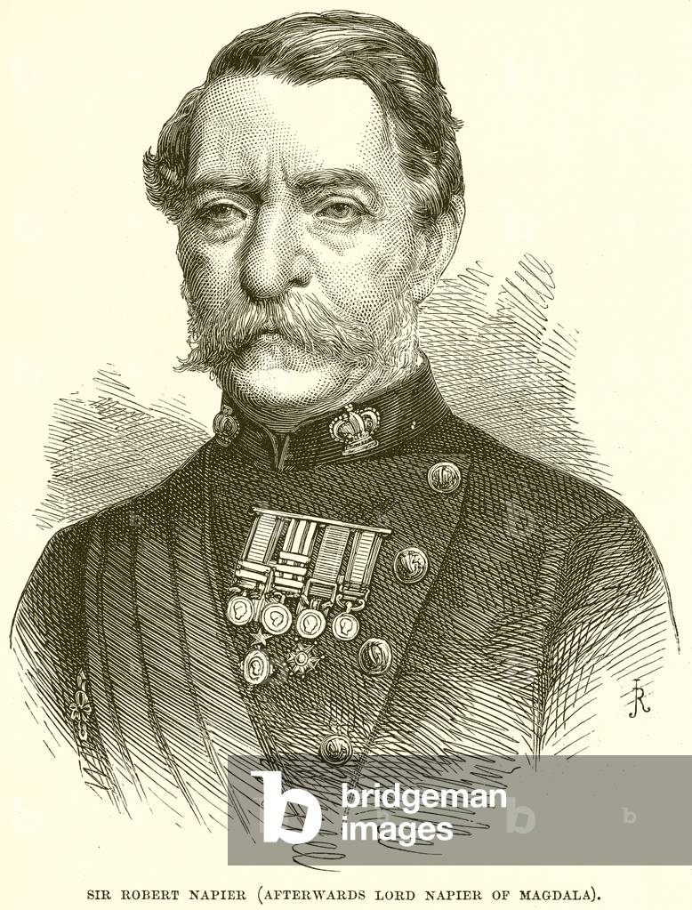 Sir Robert Napier (Afterwards Lord Napier of Magdala) (engraving)