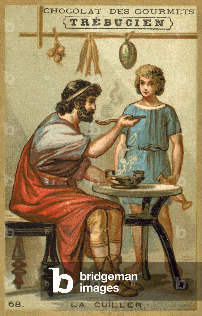 The spoon (chromolitho)