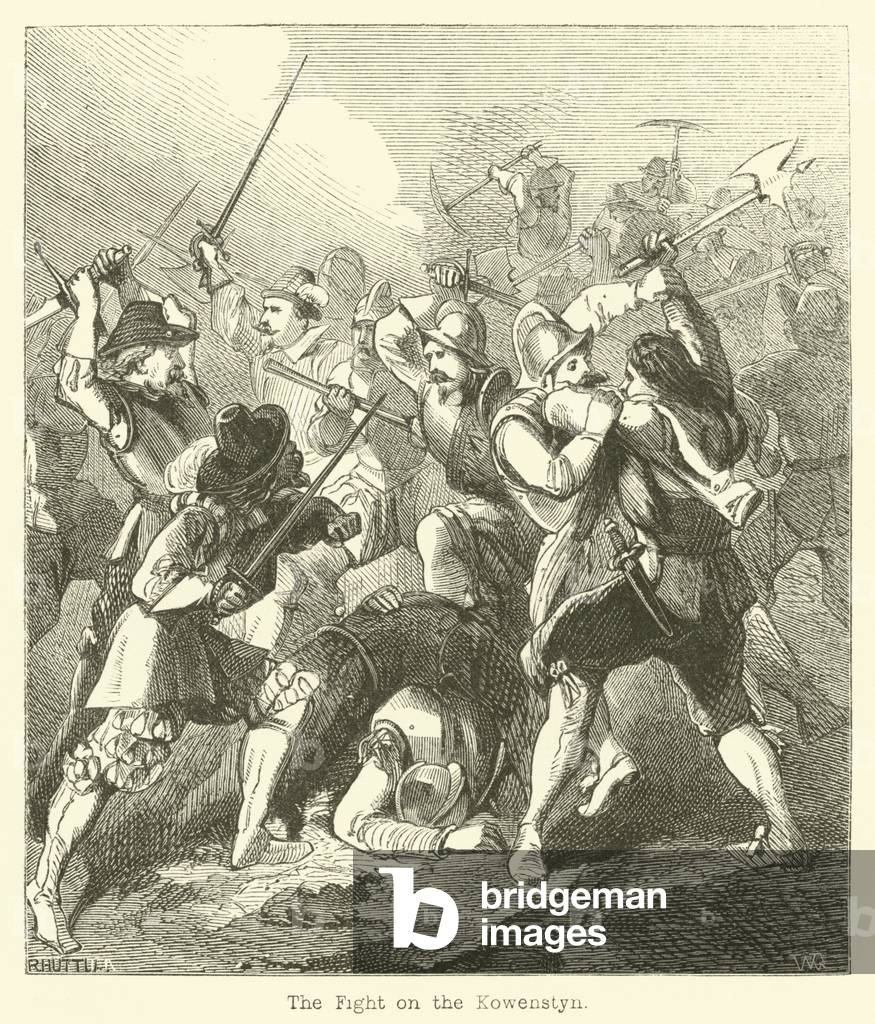 The Fight on the Kowenstyn (engraving)