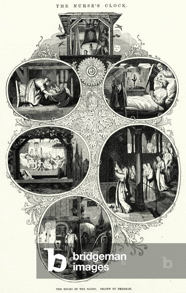 The hours of the night (engraving)