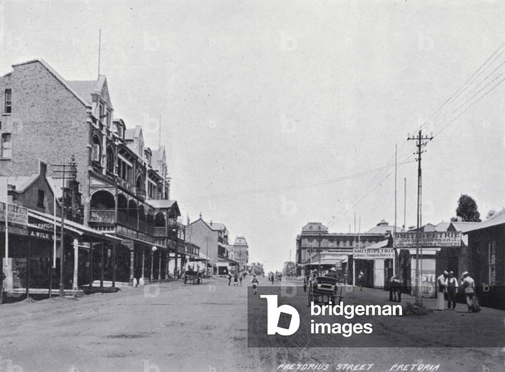 Pretorius Street, Pretoria (b/w photo)