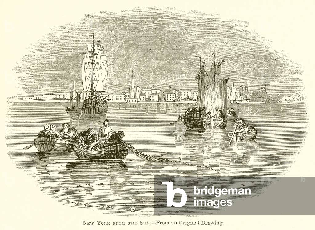 New York from the Sea (engraving)
